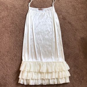 Layering Tank Top Slip with Ruffles size Medium